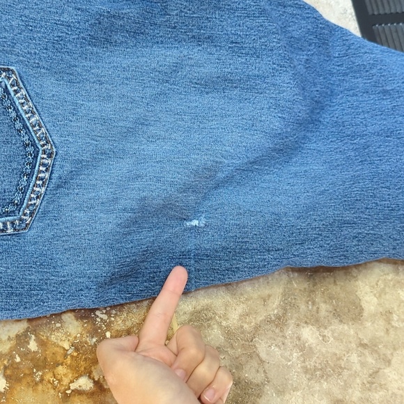 20 Beaded Embellished Bermuda Shorts Denim Jean Jorts Cosmopolitan - Picture 11 of 12